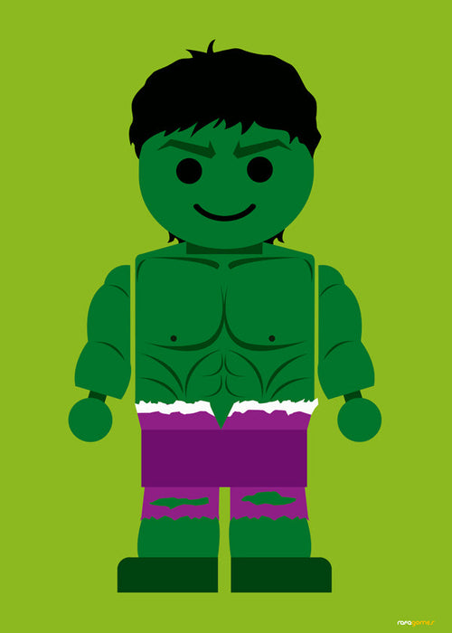 Lámina infantil Hulk brinquedo