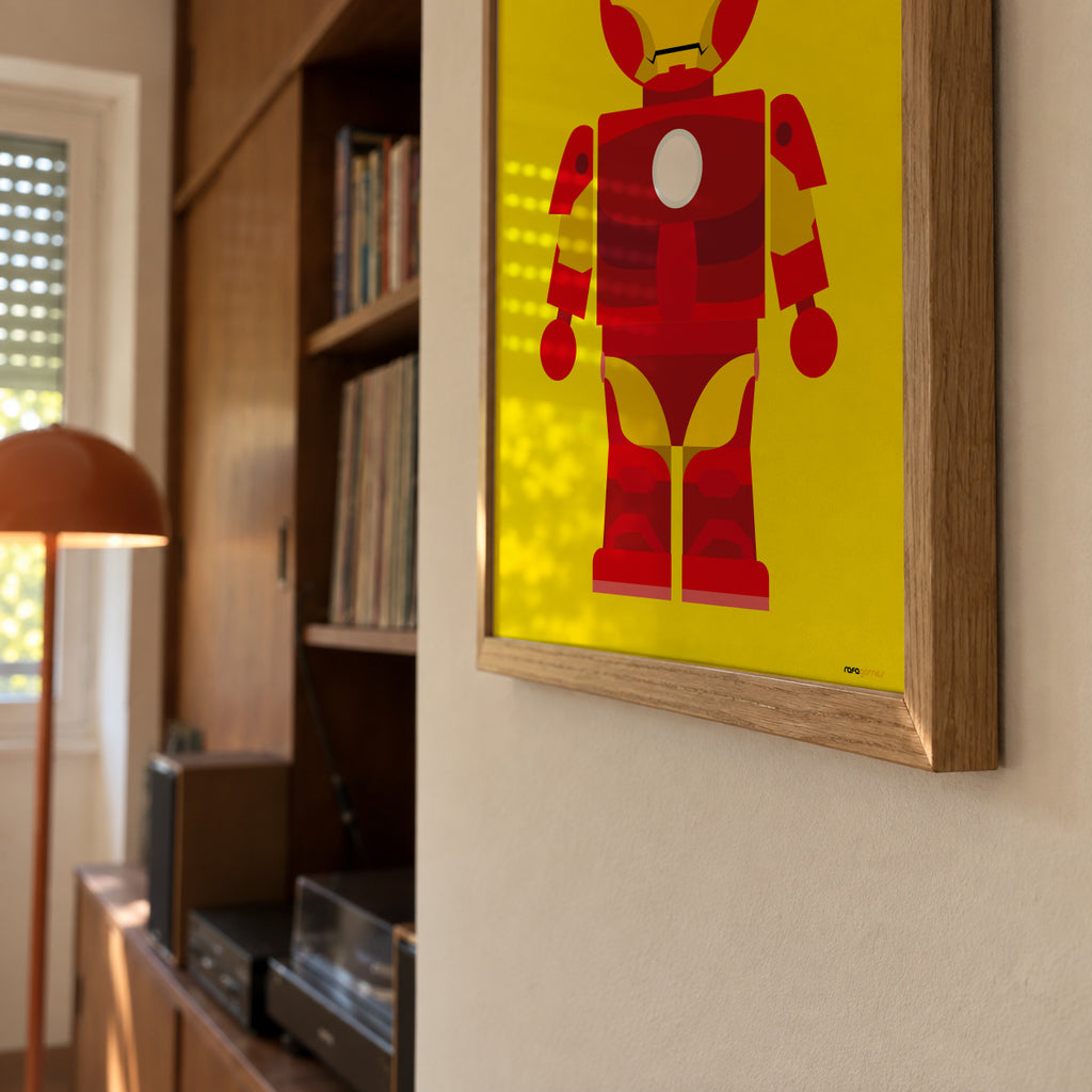 Toy Ironman - Framed poster detail