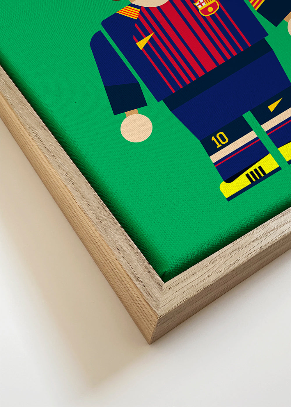 Quadro desportivo estilo brinquedo jogador