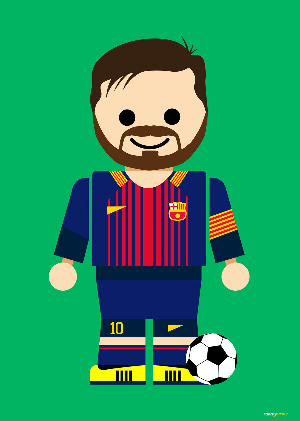 Toy Messi - Unframed art print