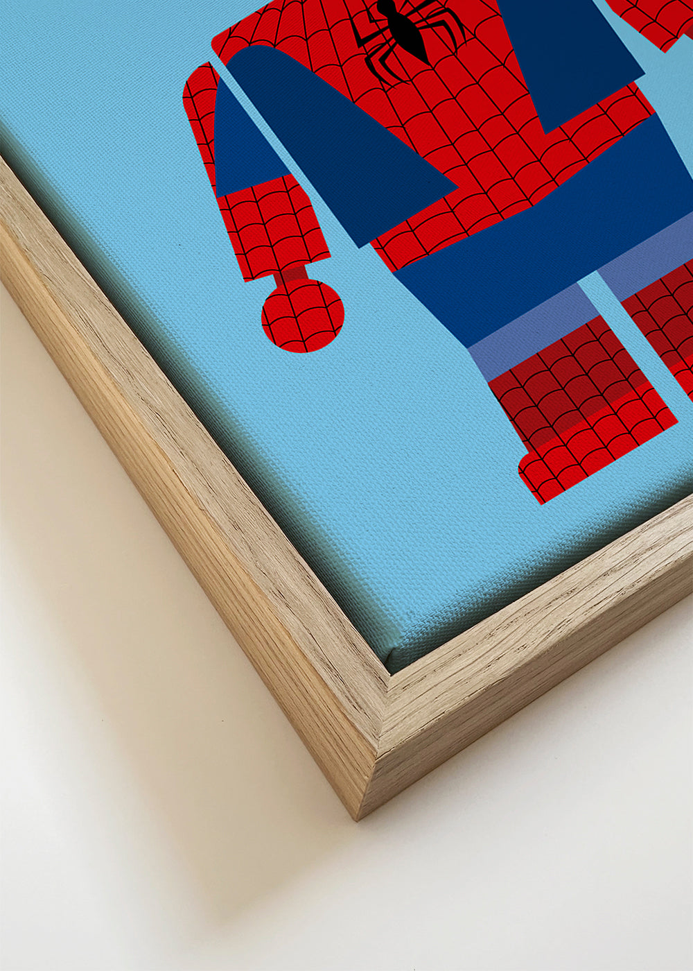 Lâmina infantil de super-herói em estilo brinquedo