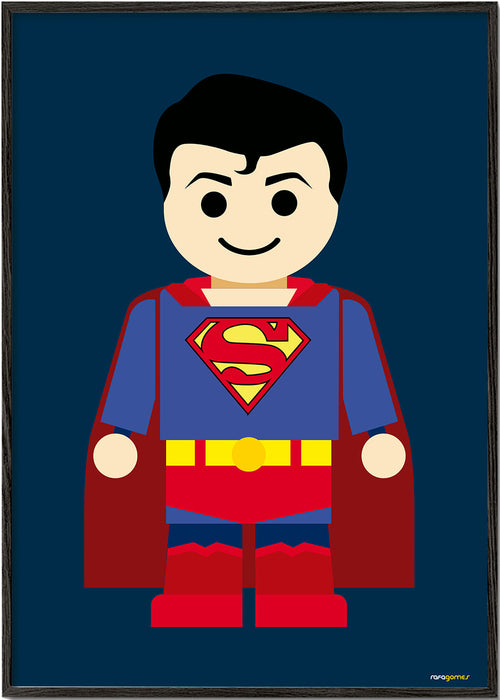 Ilustração super-herói brinquedo