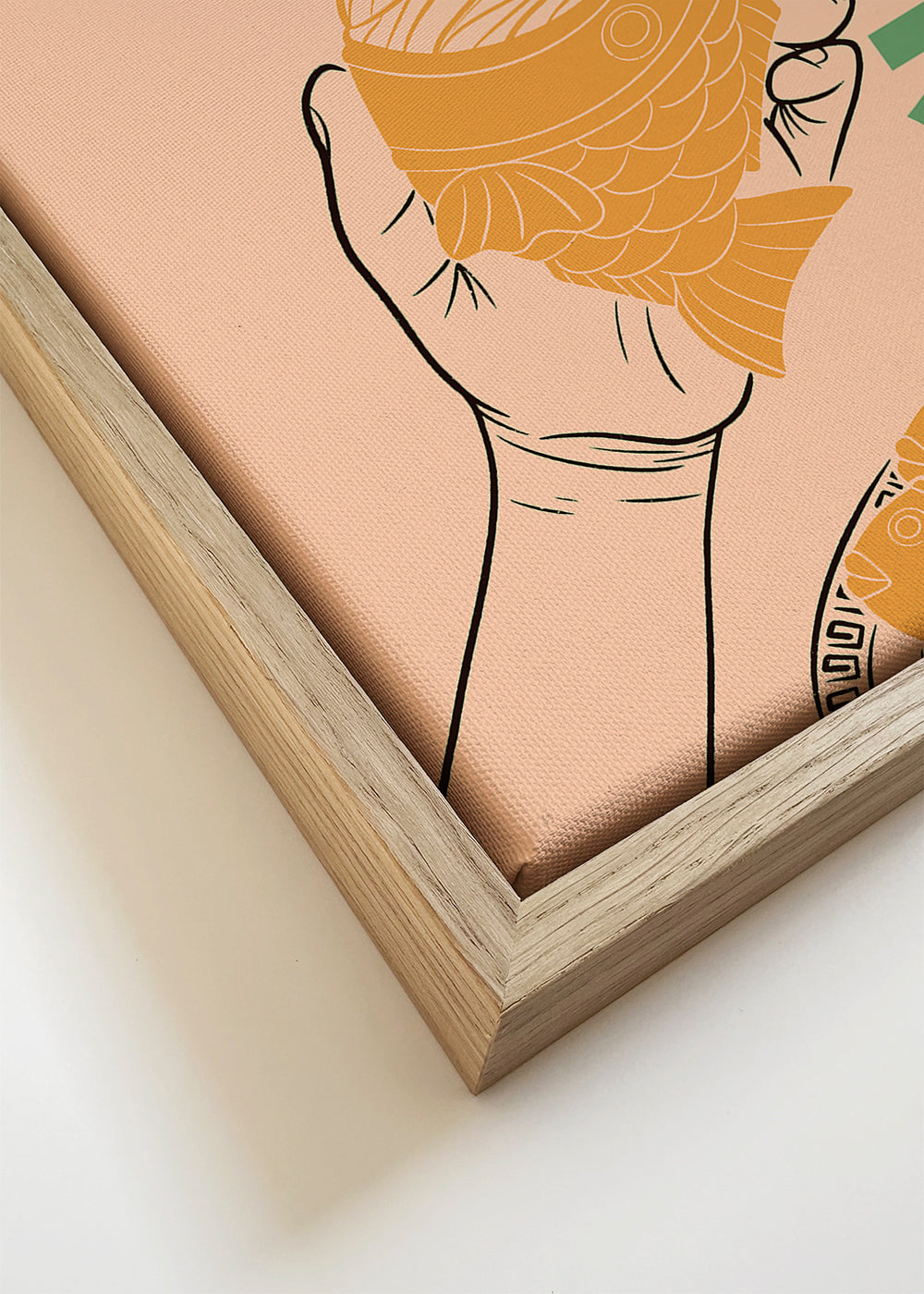 Arte para cozinha Taiyaki ilustrado