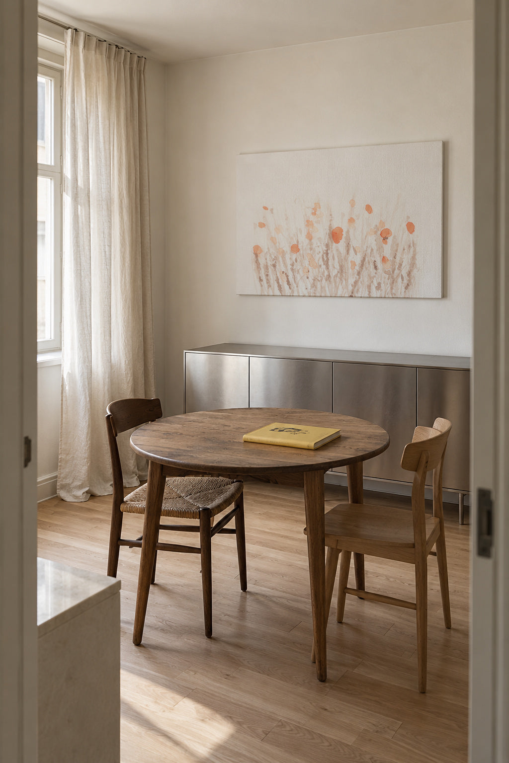 Botanicals 1 - Unframed canvas in an interior