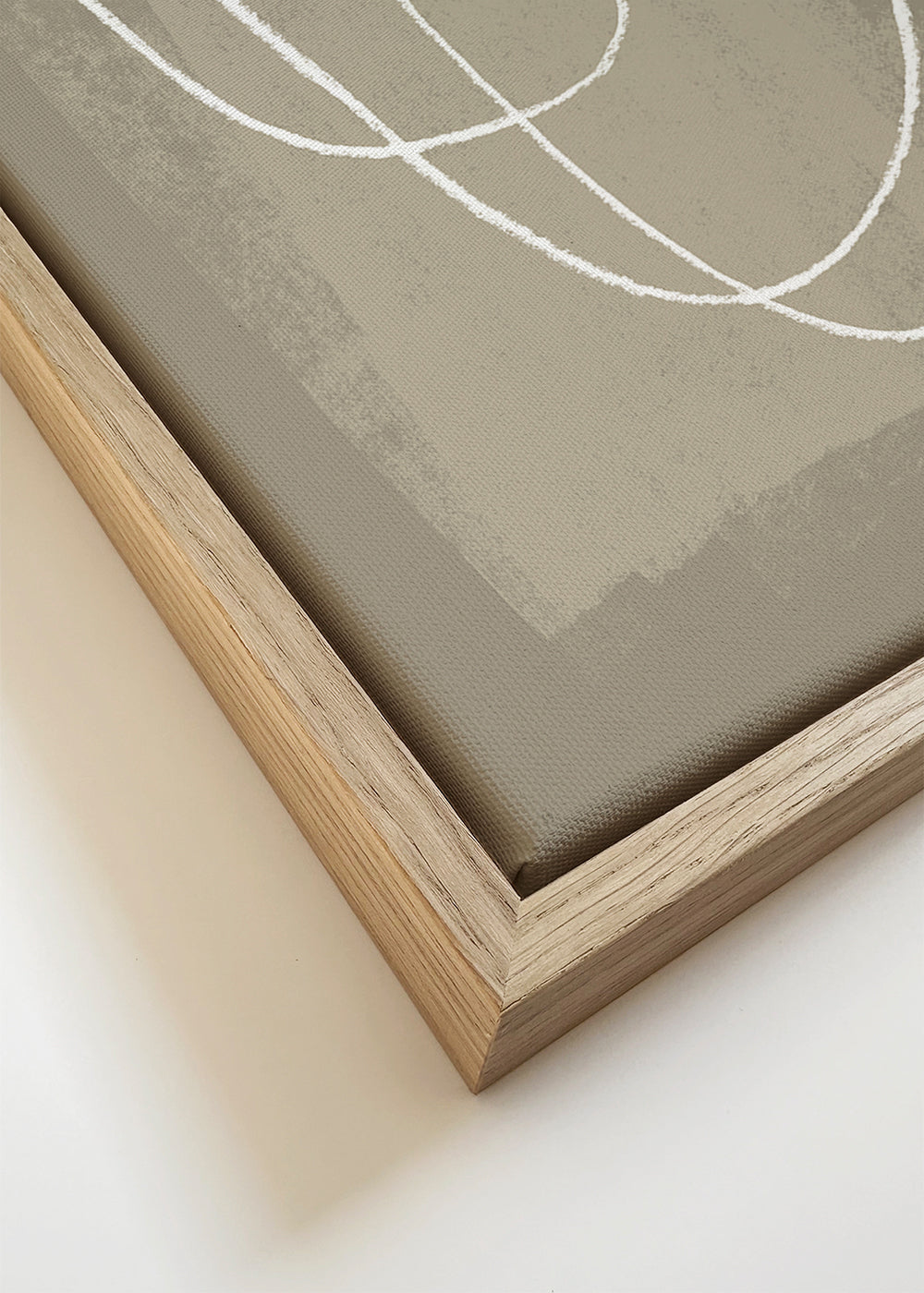 Design minimal linhas orgânicas bege