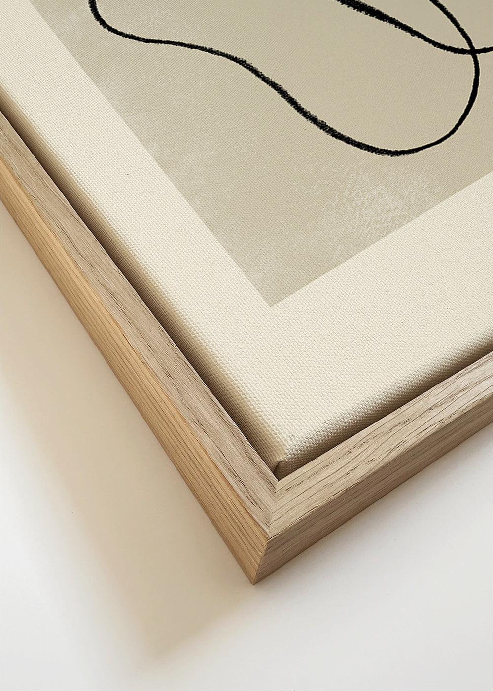 Design minimalista com traços orgânicos