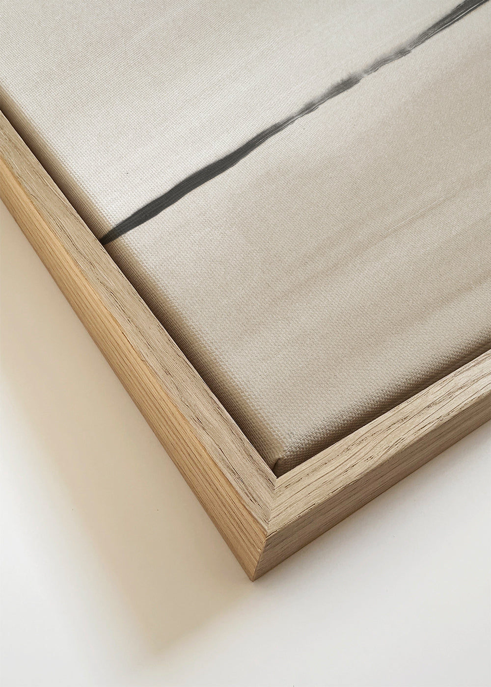 Horizonte minimalista em tons bege