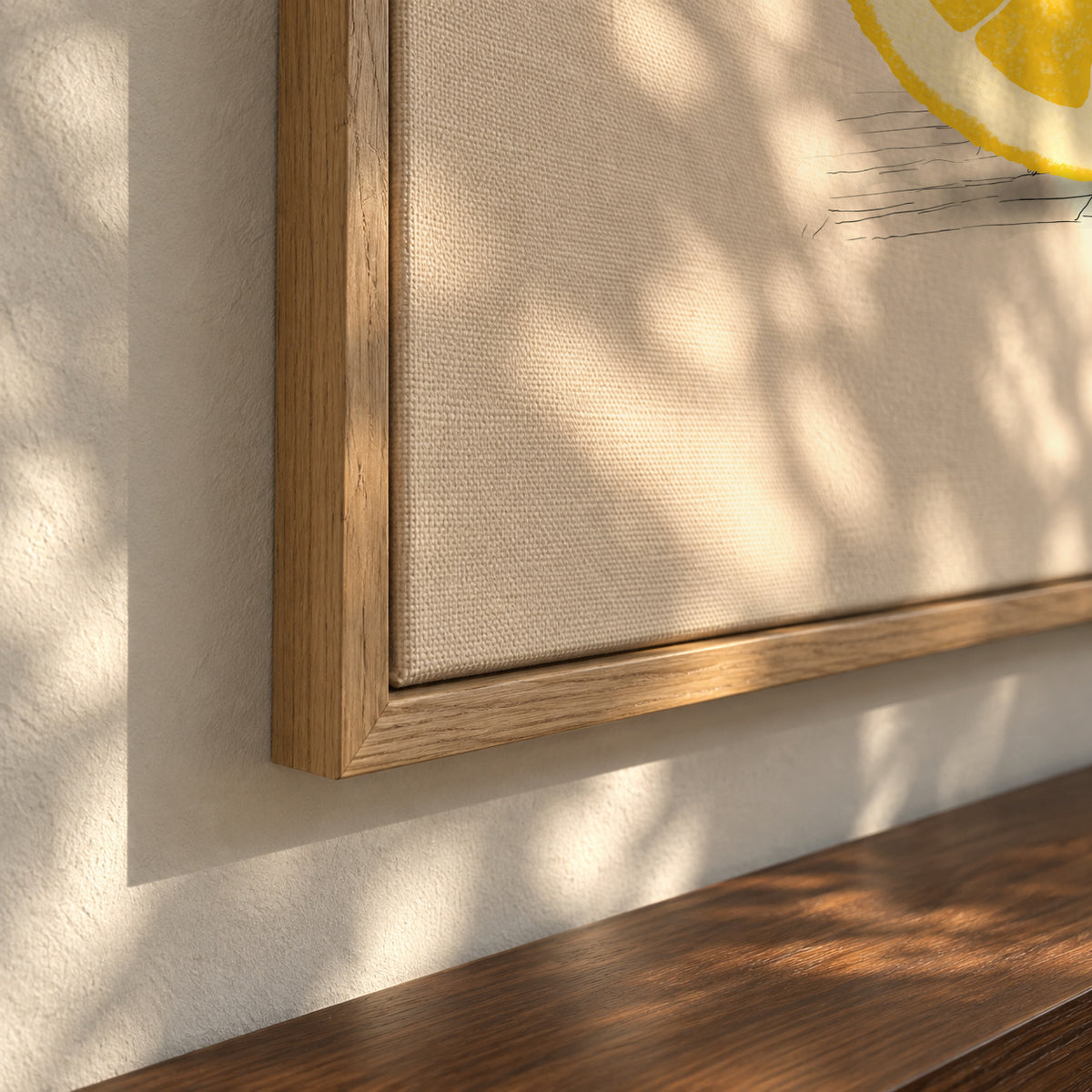 Zest - Framed canvas detail