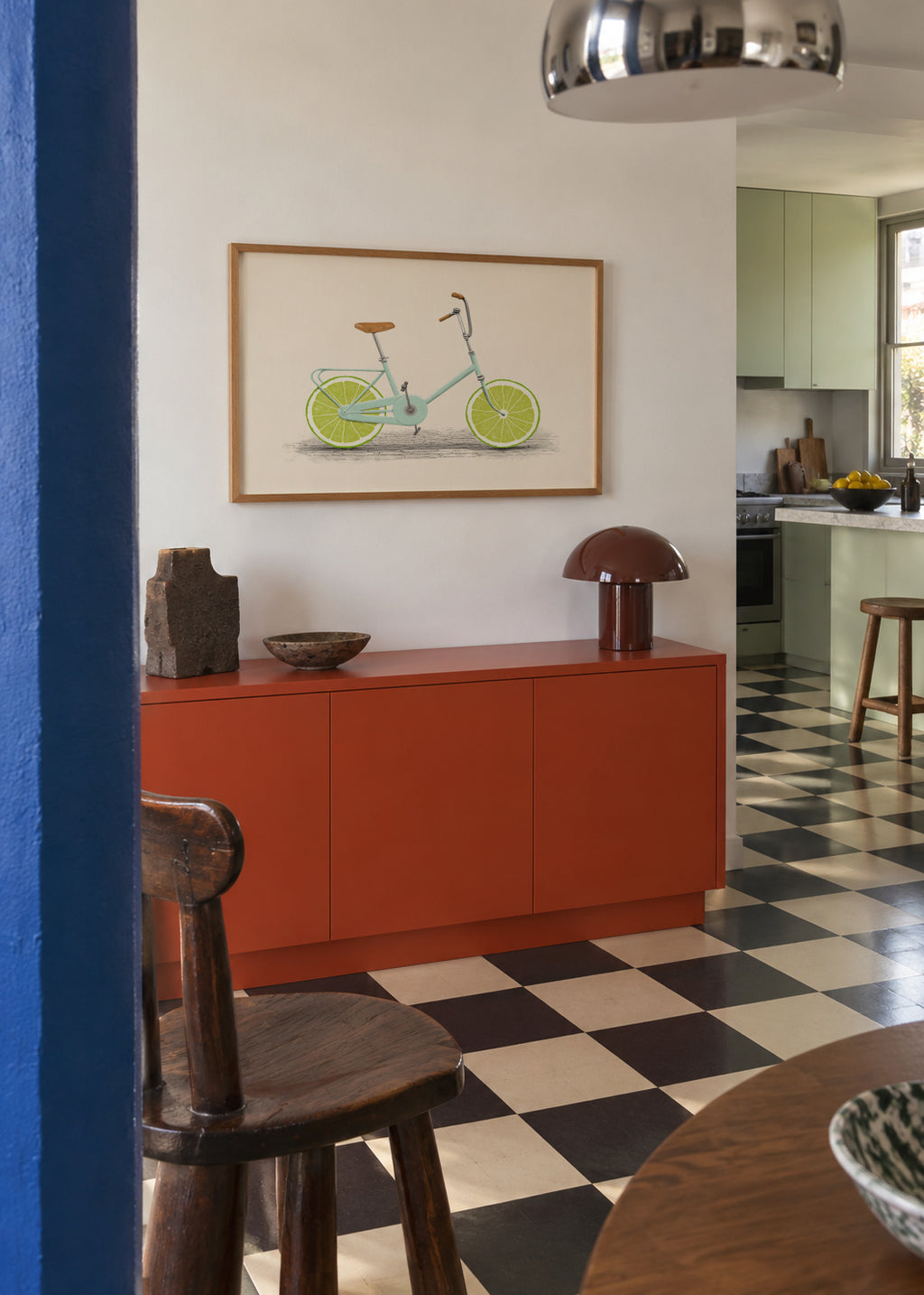 Acid - Framed poster in an interior
