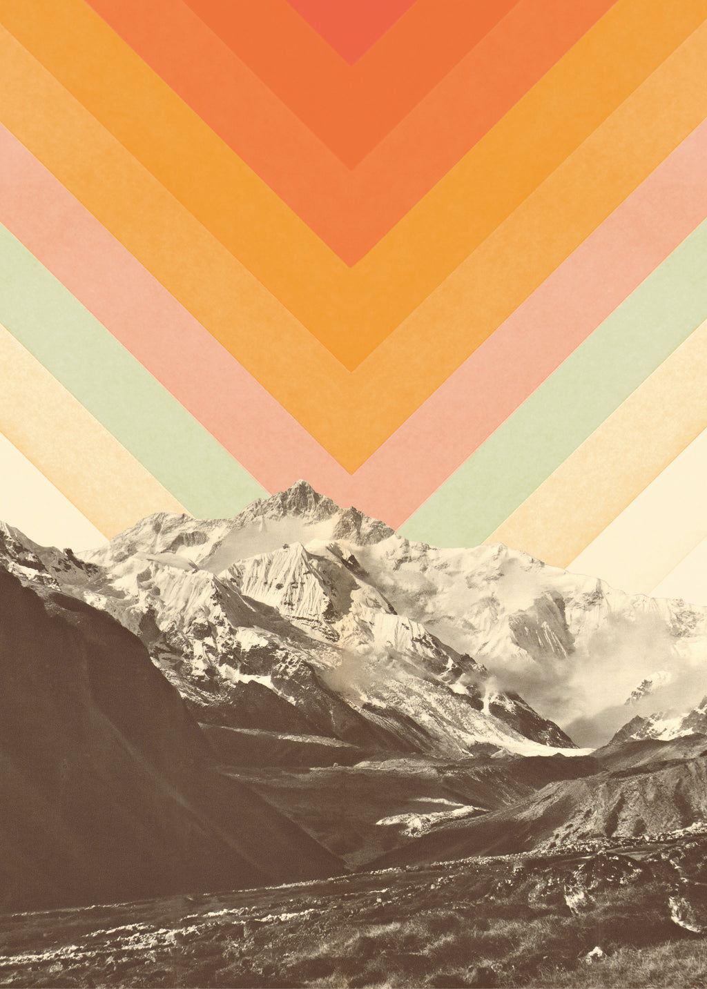 Mountainscape 2 - Unframed art print