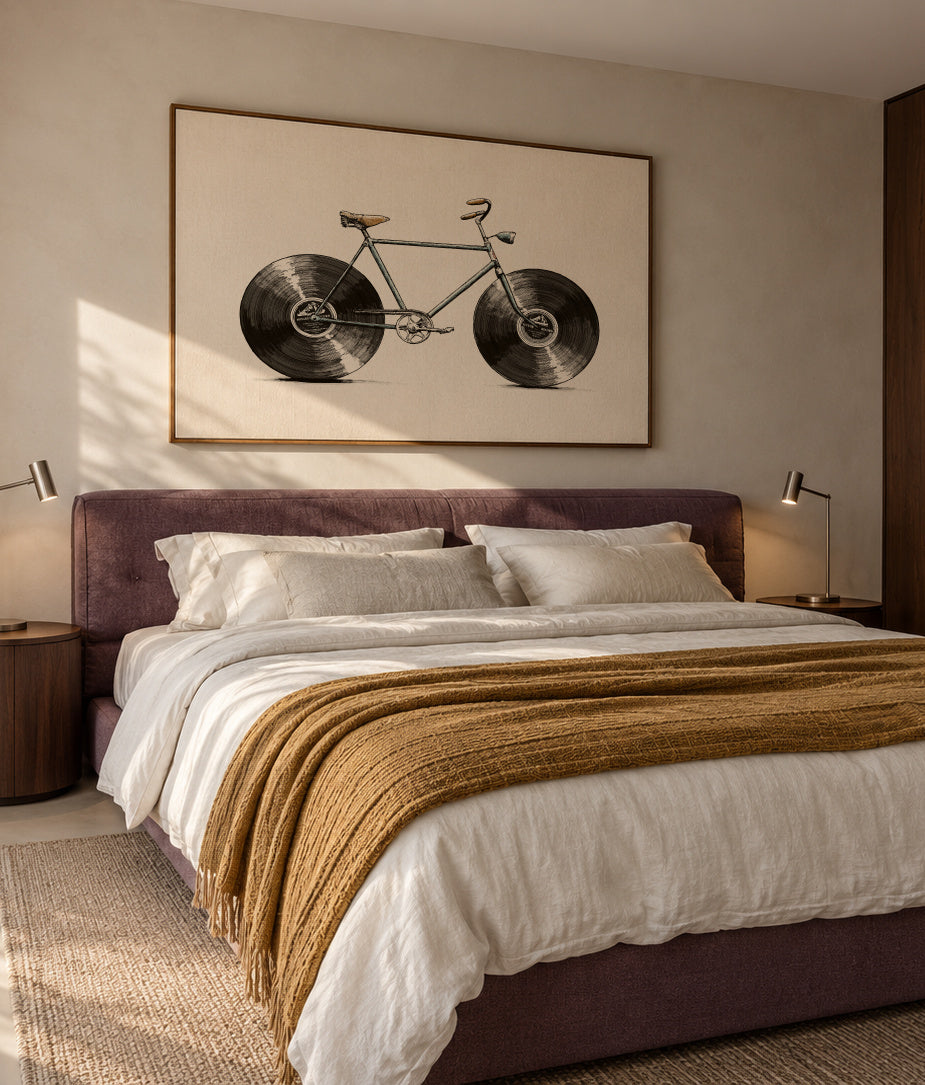 Velophone - Framed canvas in an interior