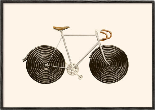 Ilustração bicicleta de regaliz