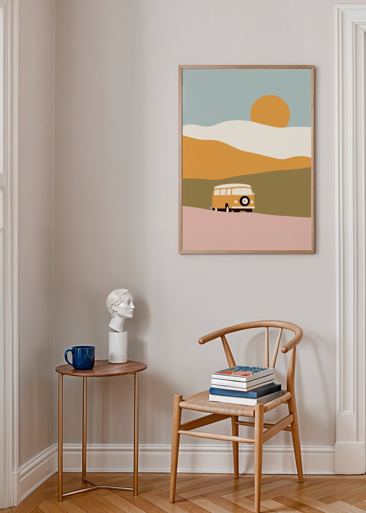 Van - Minimal - Framed poster in an interior