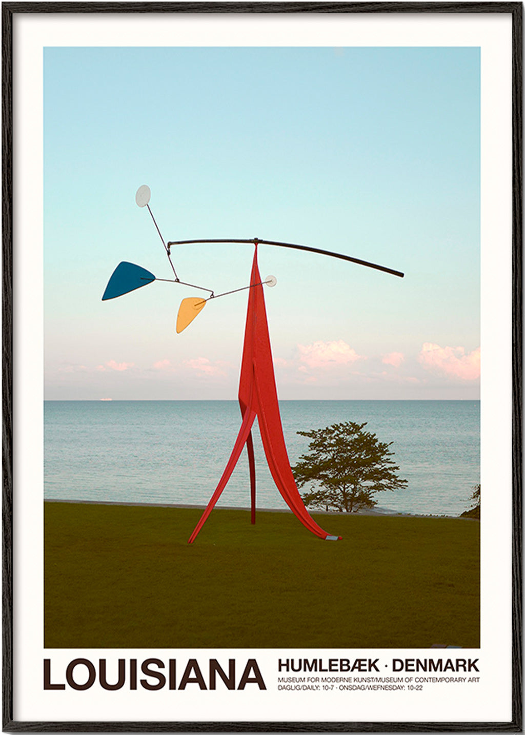 Poster de viagem Louisiana com mobile escultórico