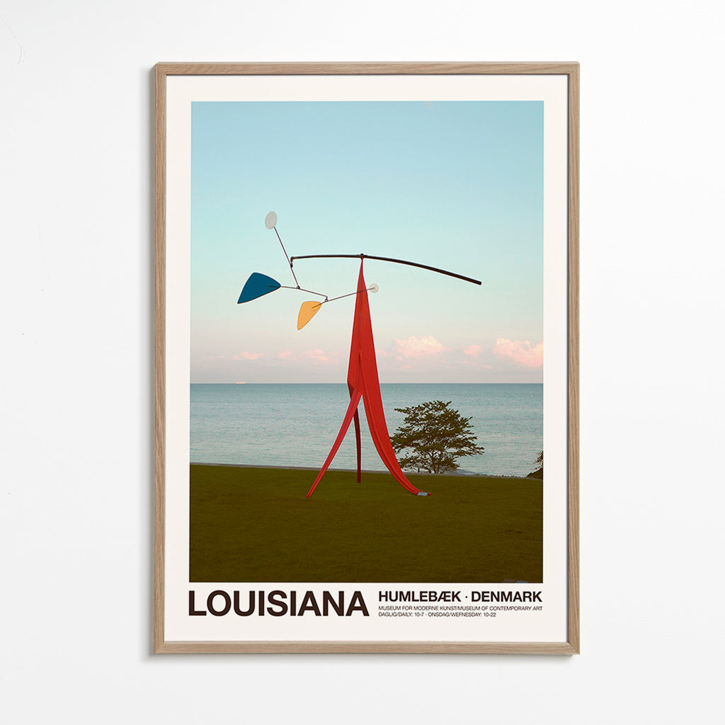 Poster de viagem Louisiana com mobile escultórico