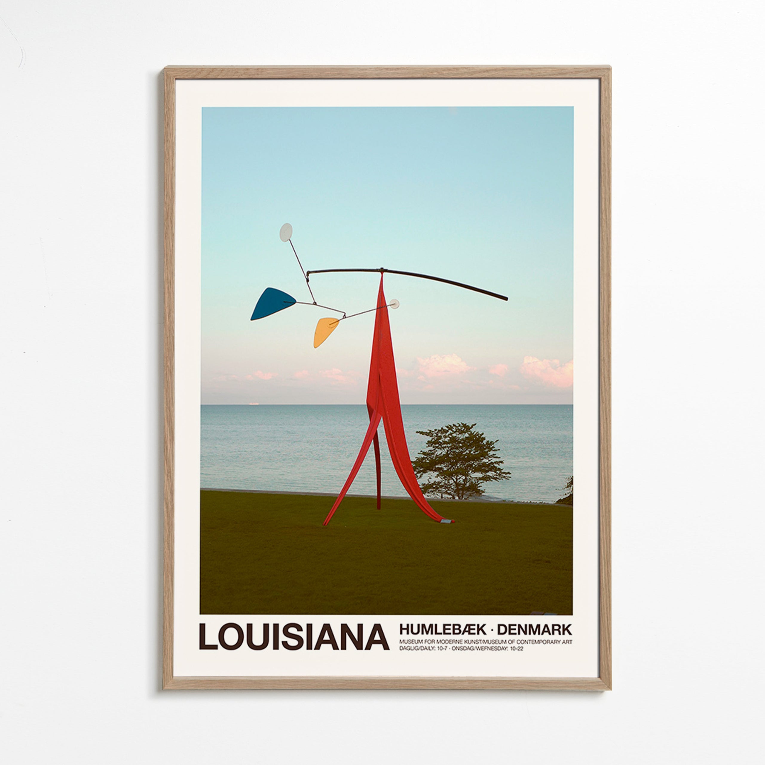 Poster de viagem Louisiana com mobile escultórico