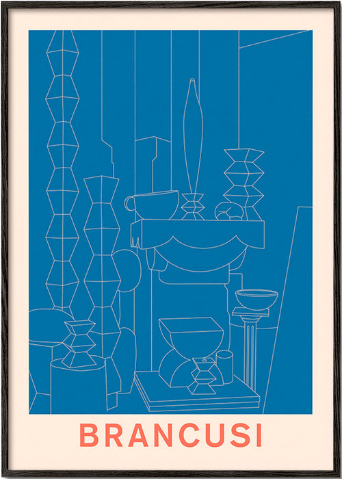Ilustração geométrica Brancusi
