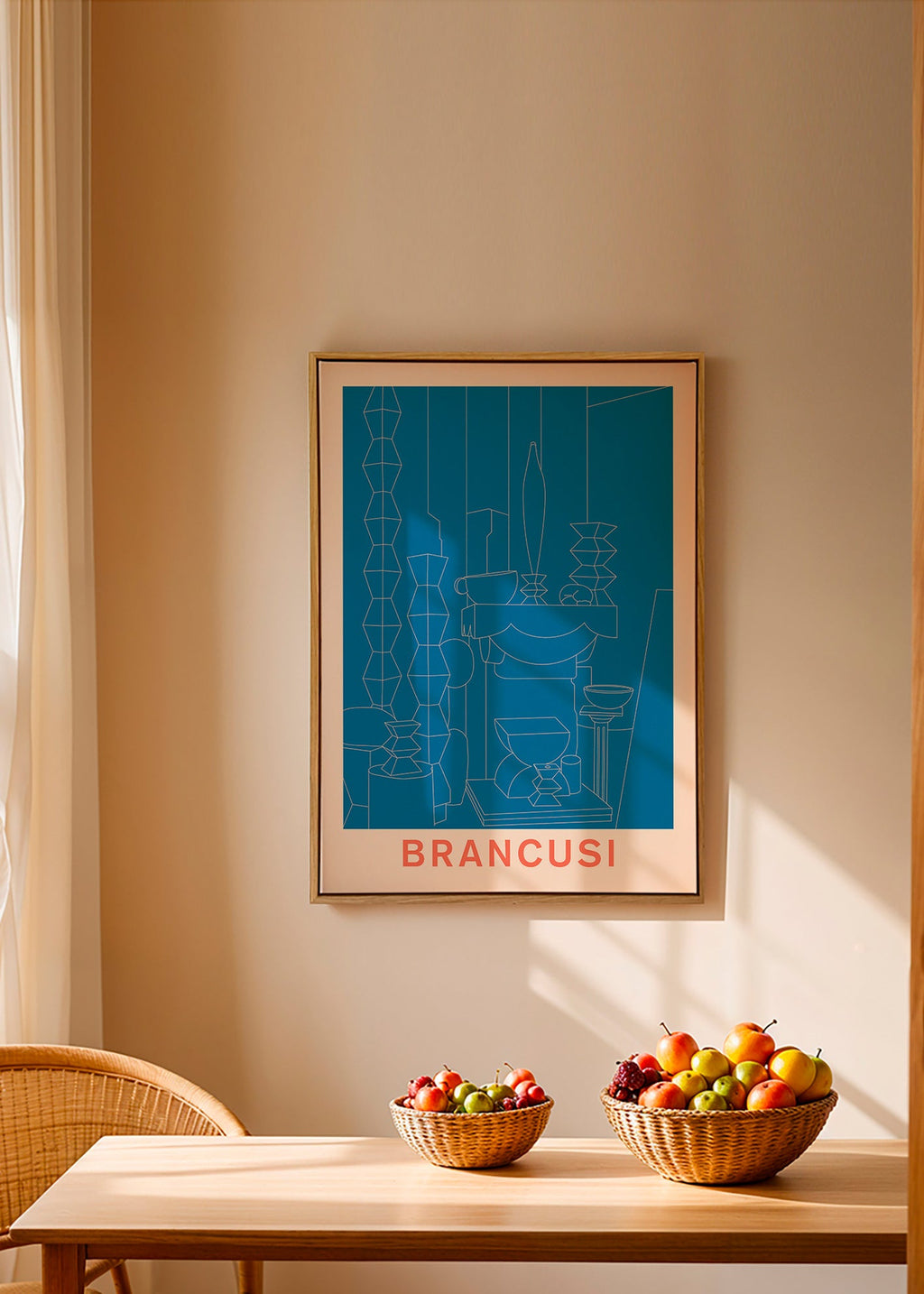 Ilustração geométrica Brancusi