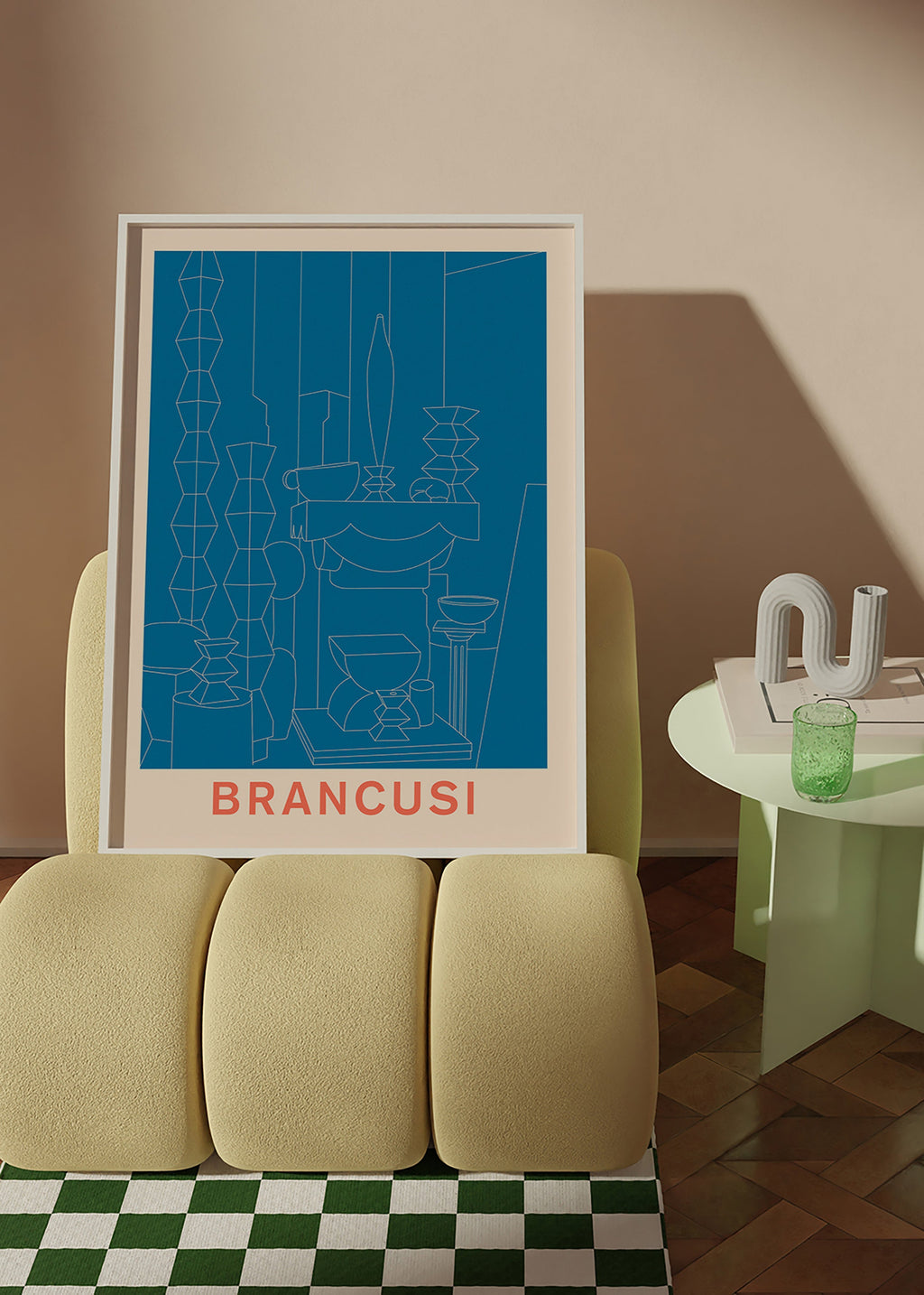 Ilustração geométrica Brancusi