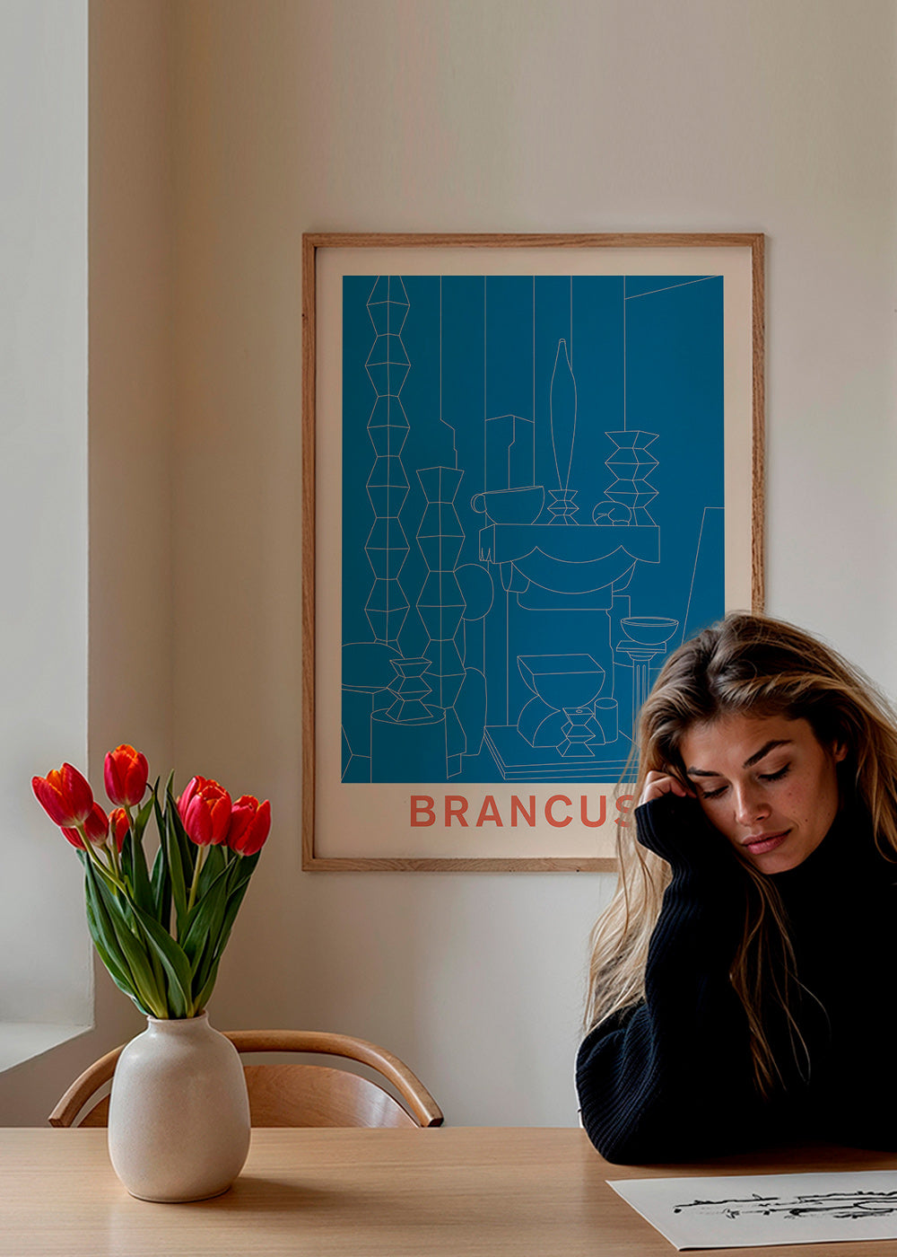 Ilustração geométrica Brancusi
