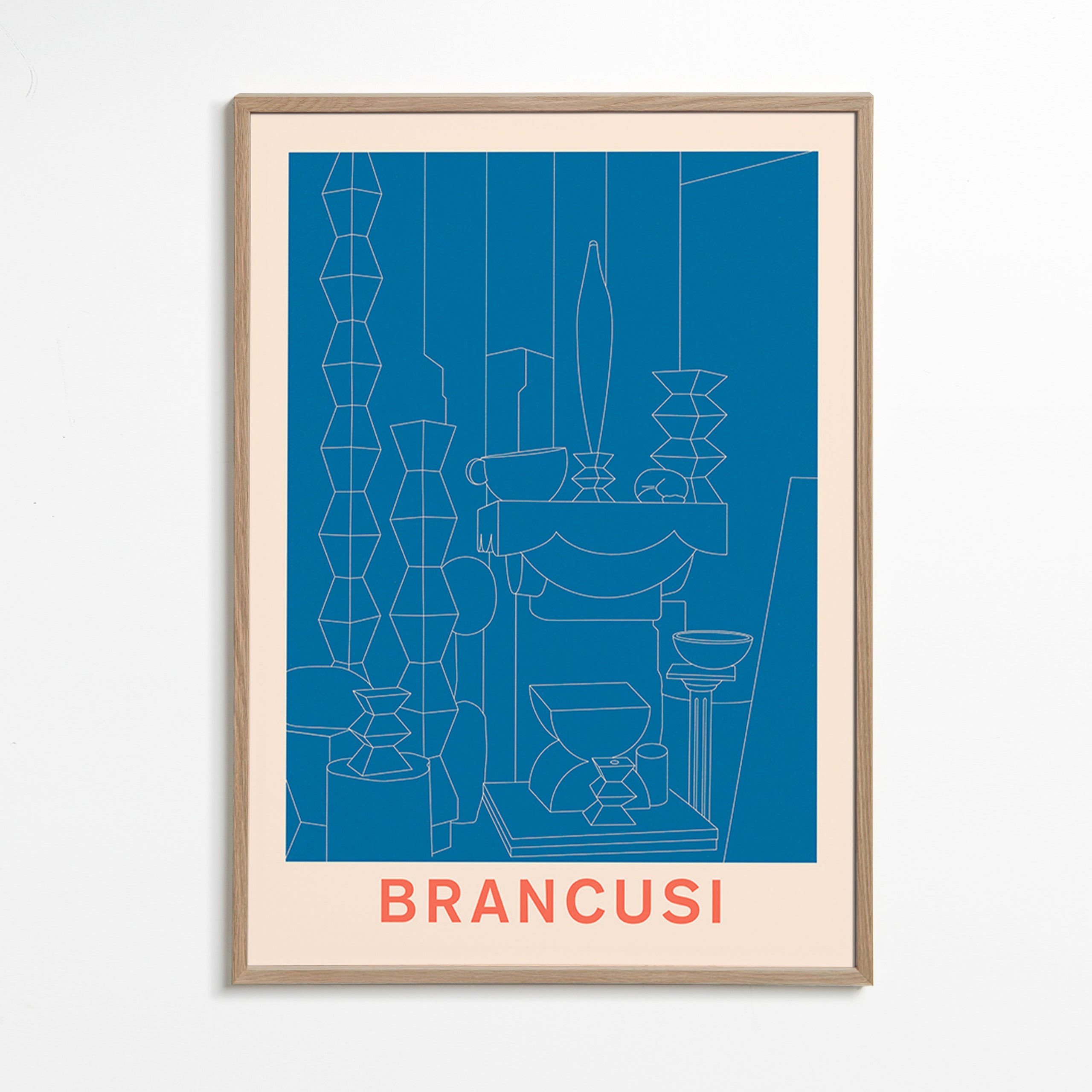 Ilustração geométrica Brancusi