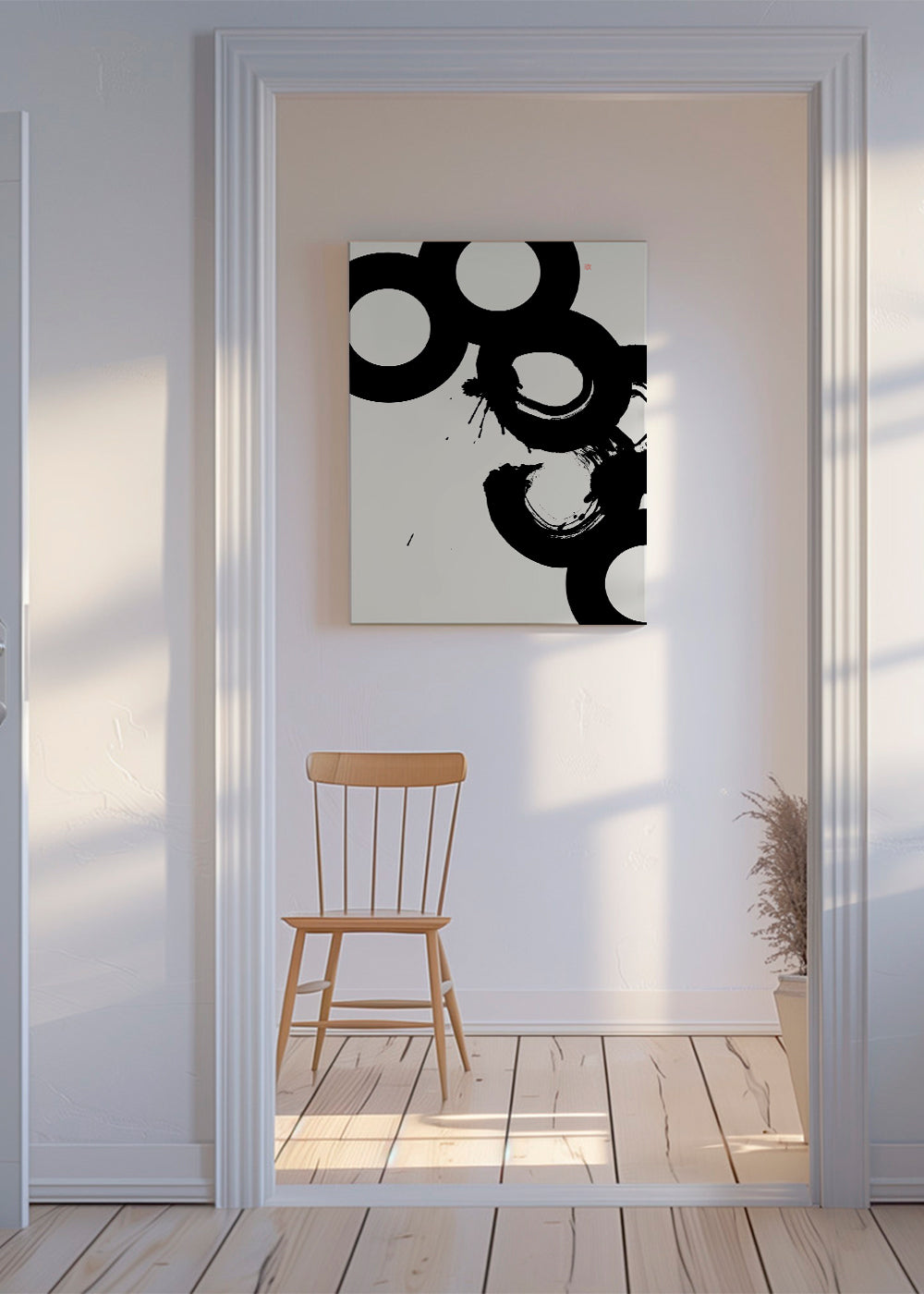 Quadro abstrato Círculos de tinta