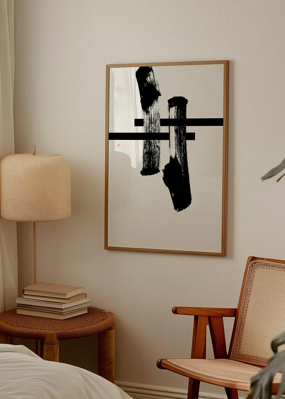 Gesto de tinta minimalista