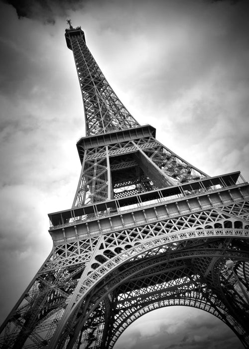 Quadro de cidade Torre Eiffel em perspectiva