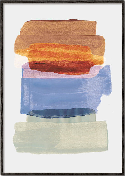Arte abstrata camadas de pincel