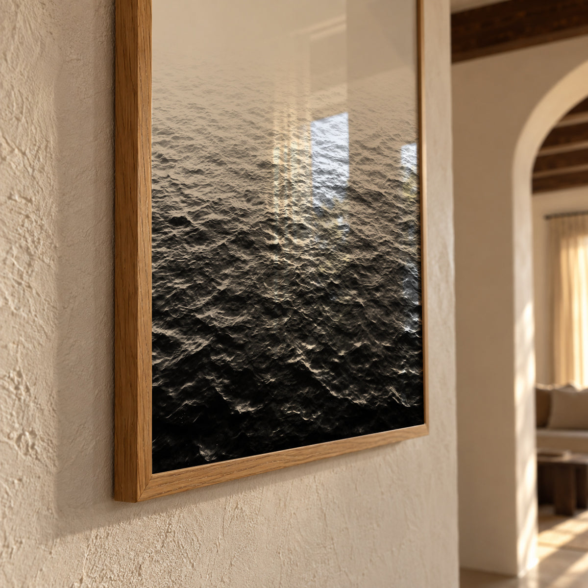 Lost In The Ocean - Framed poster detail