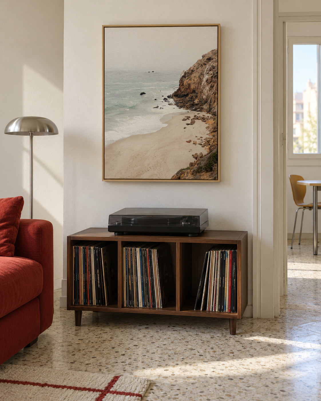 Malibu Dream - Framed canvas in an interior