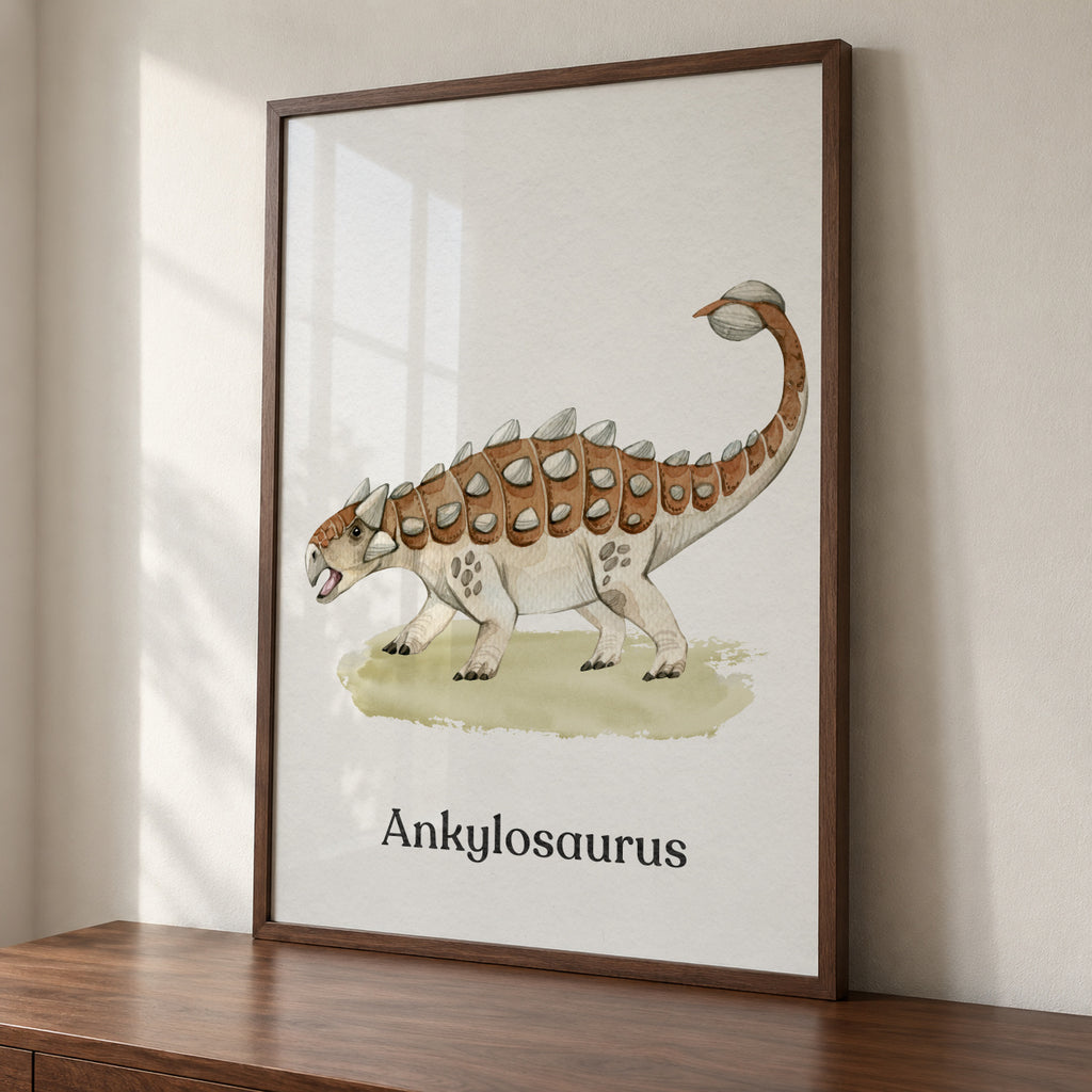 Ankylosaurus - Framed poster detail