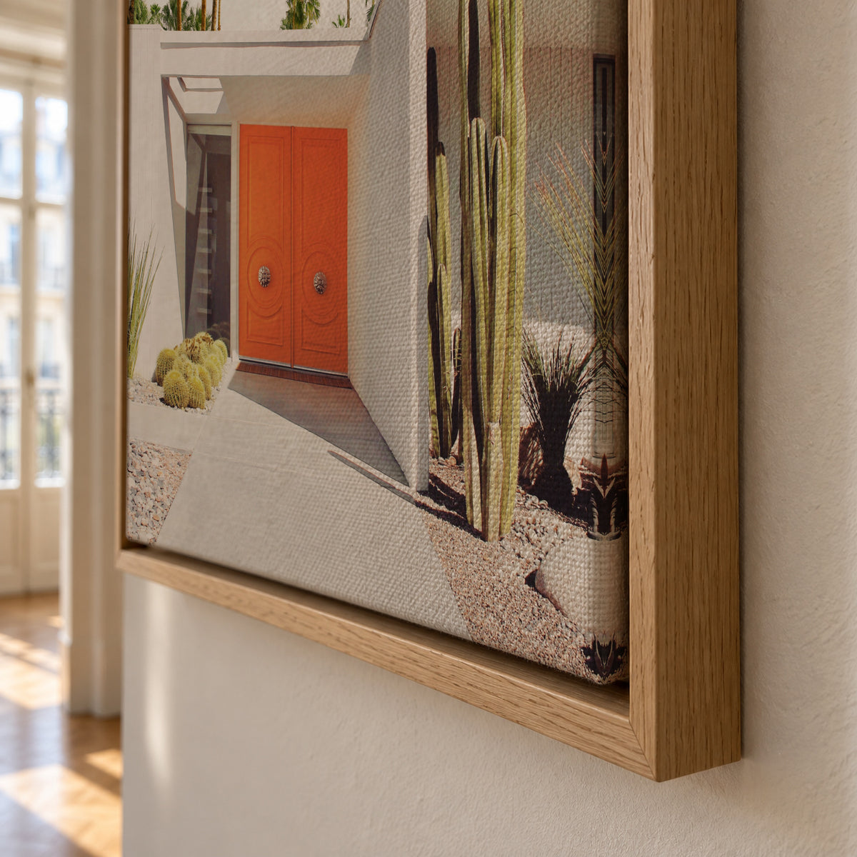 Palm Springs California - Framed canvas detail