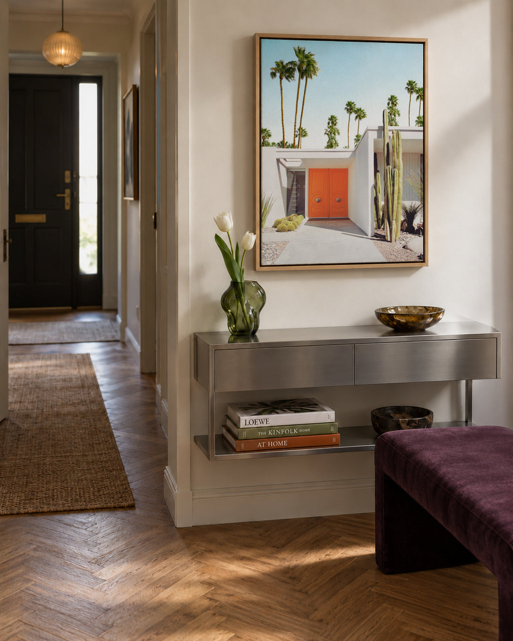Palm Springs California - Framed canvas in an interior
