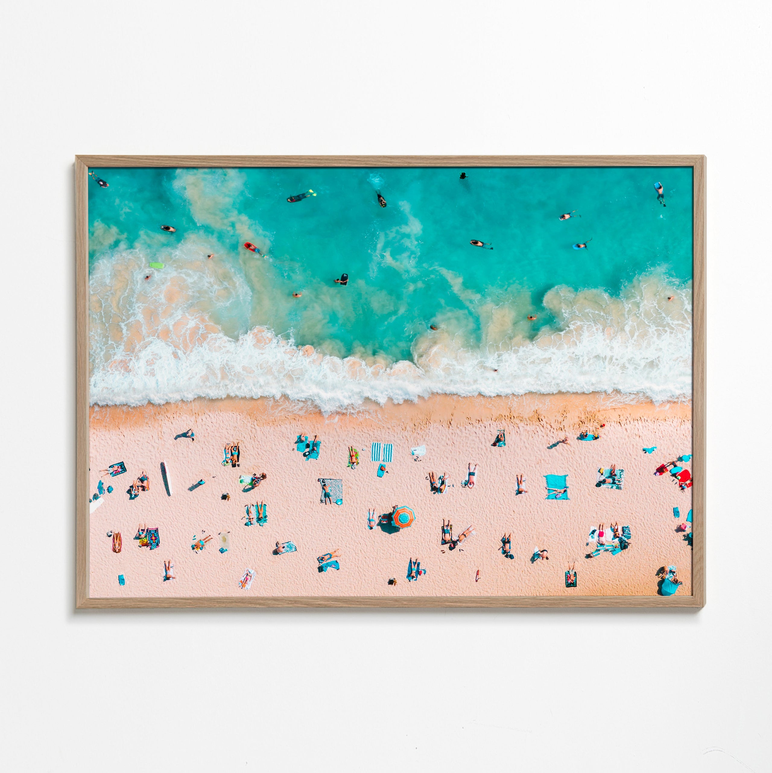 Arte paisagística: praia vista aérea