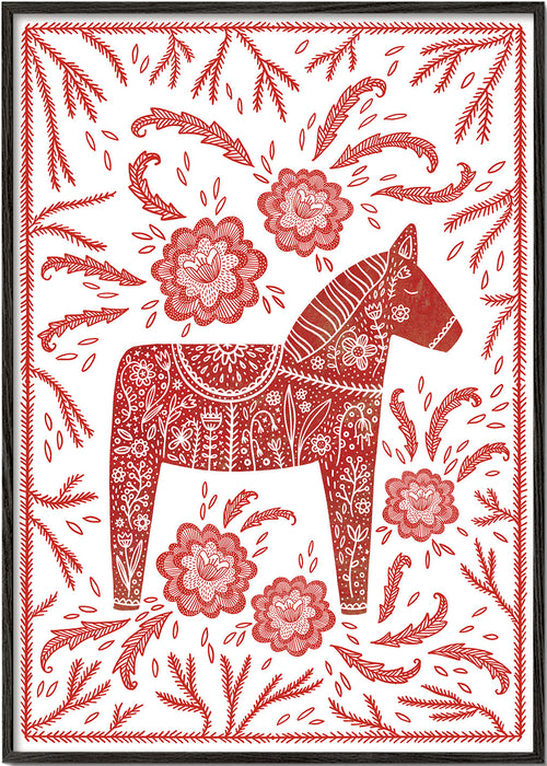 Quadrinho Cavalo Dala Vermelho