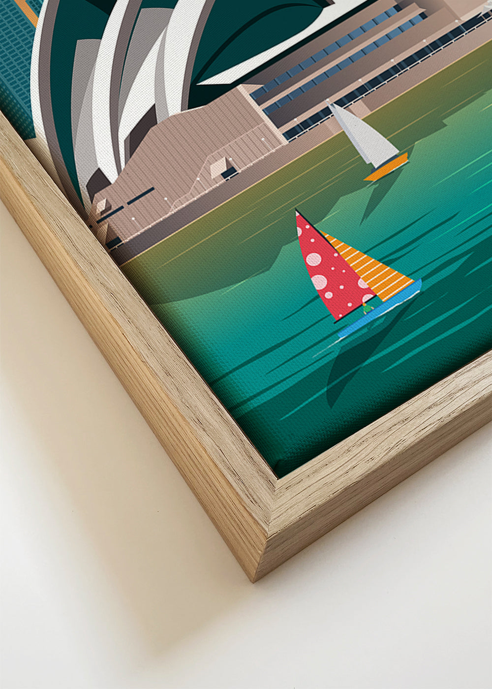 Quadro de cidades com a skyline de Sydney