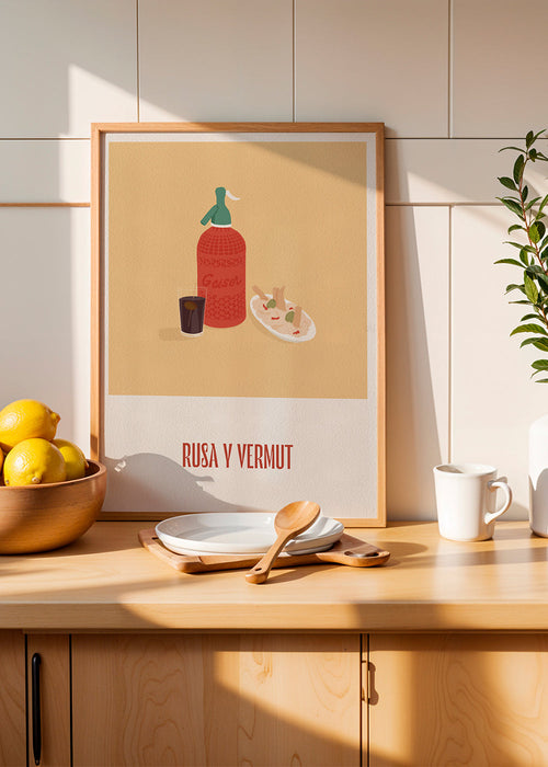 Arte para cozinha: Sifão e vermute