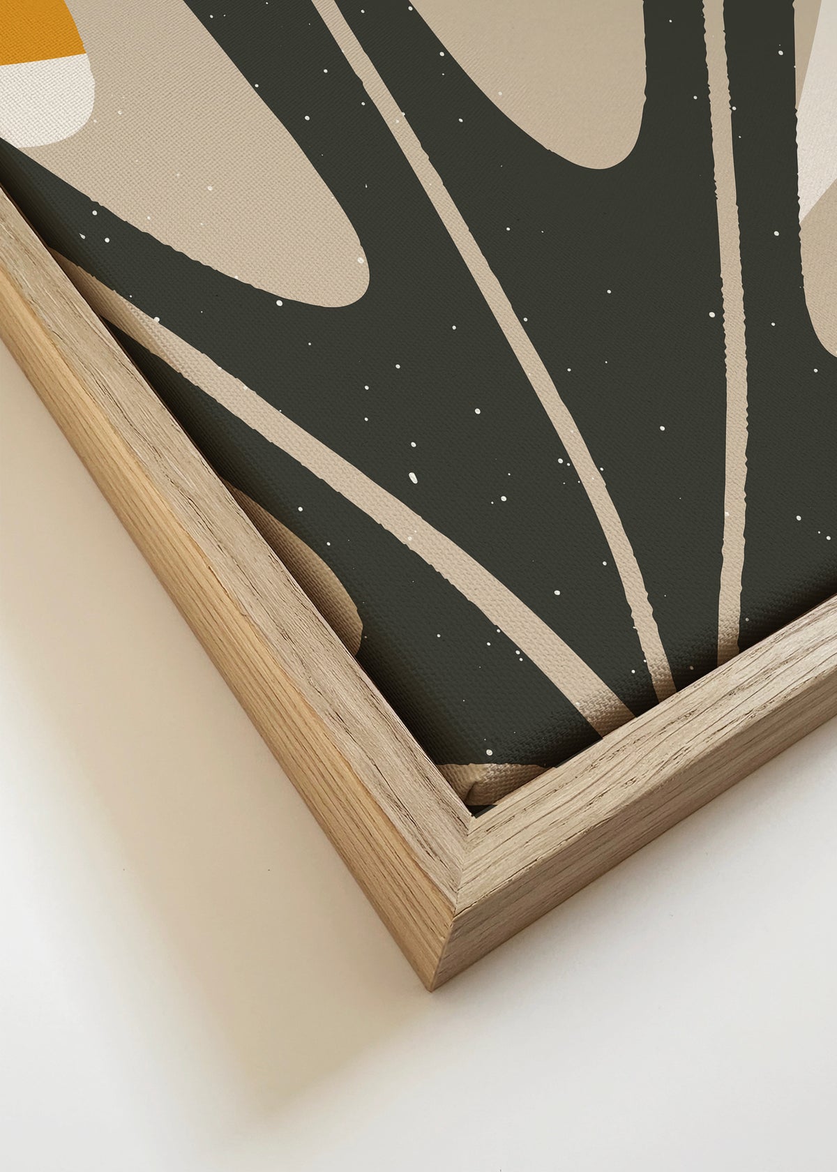 Abstract Botany2 - Framed canvas detail