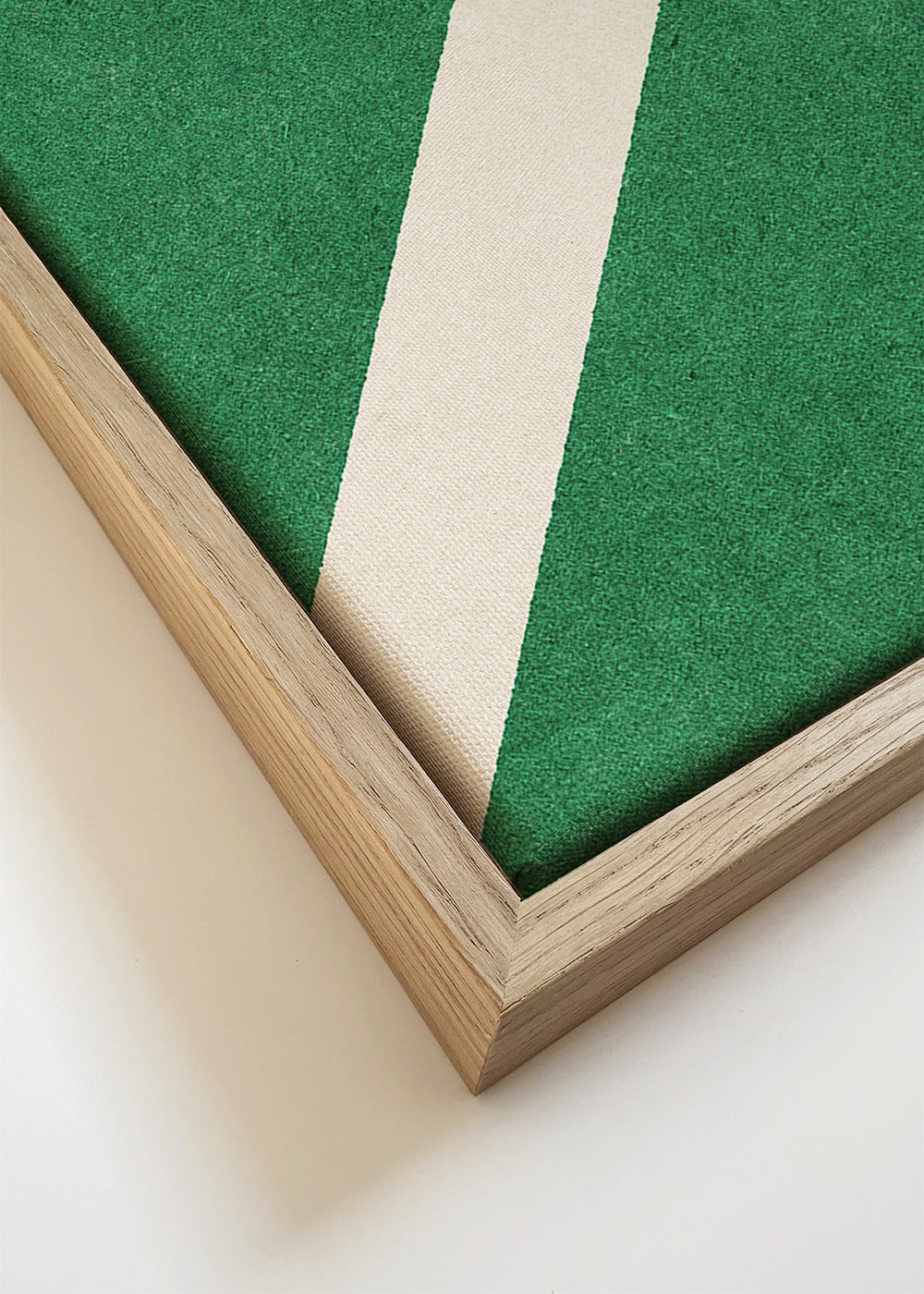 Arte desportiva: bola de futebol sobre a linha