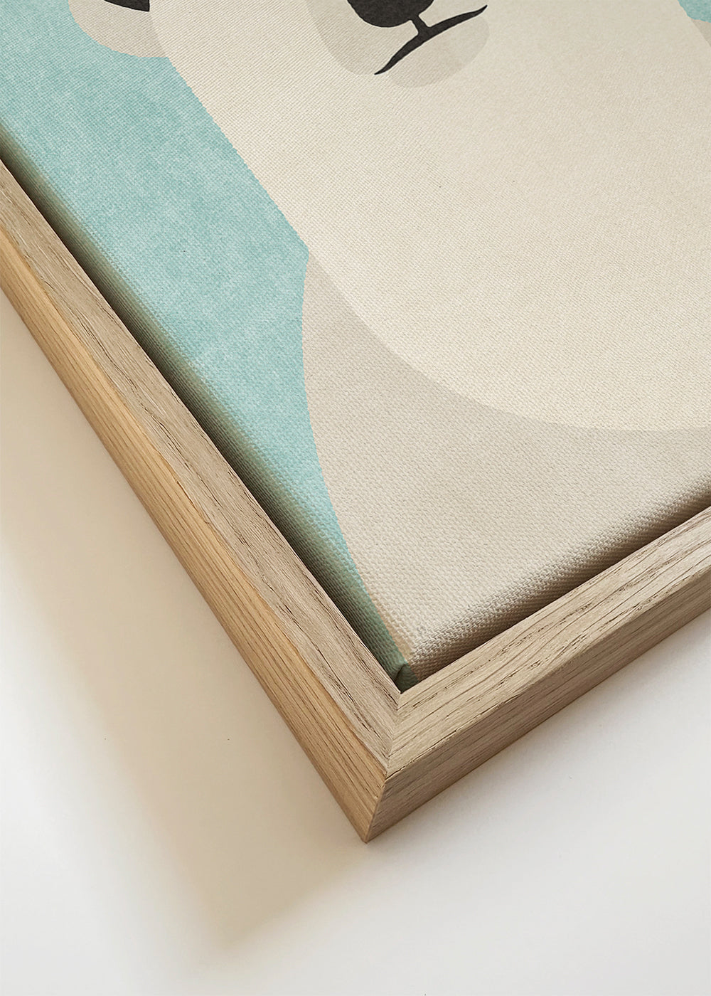 Quadro urso polar minimalista