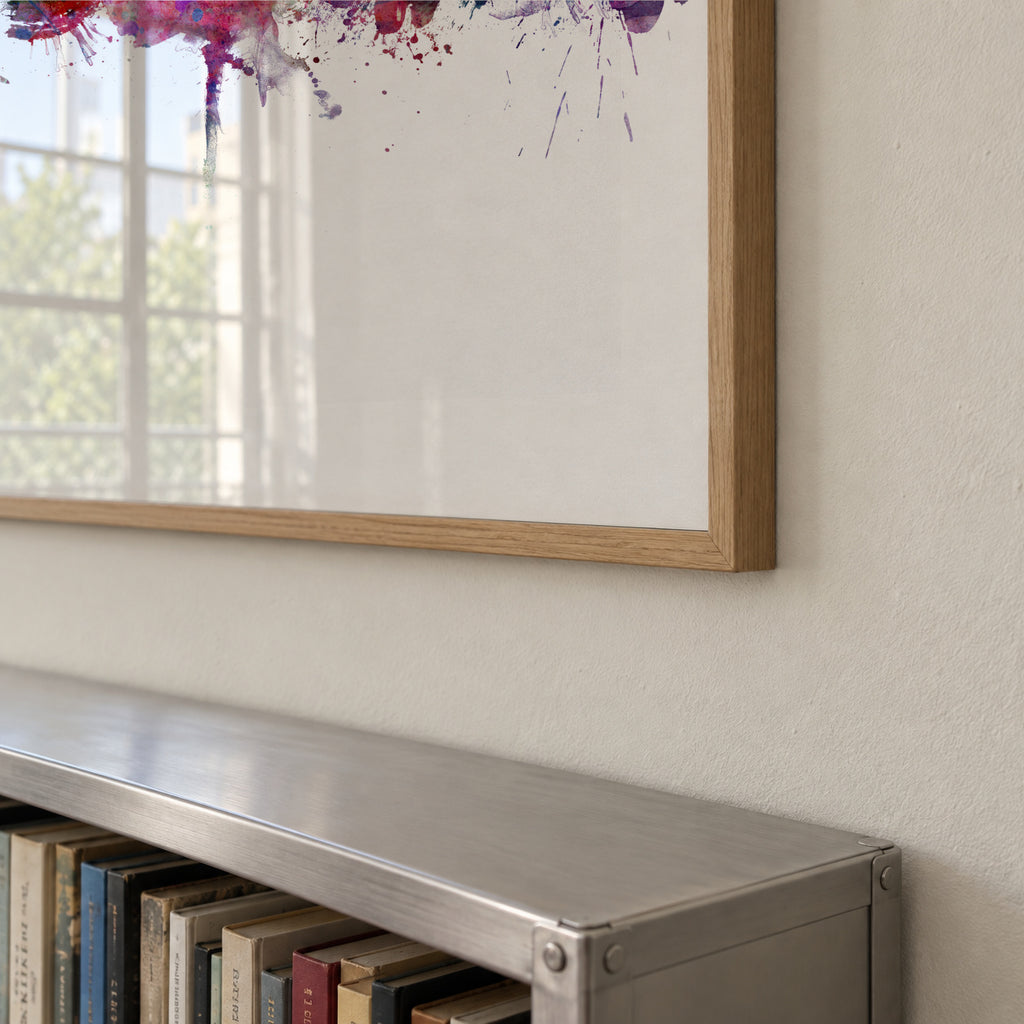 Oxford Skyline multicolor - Framed poster detail