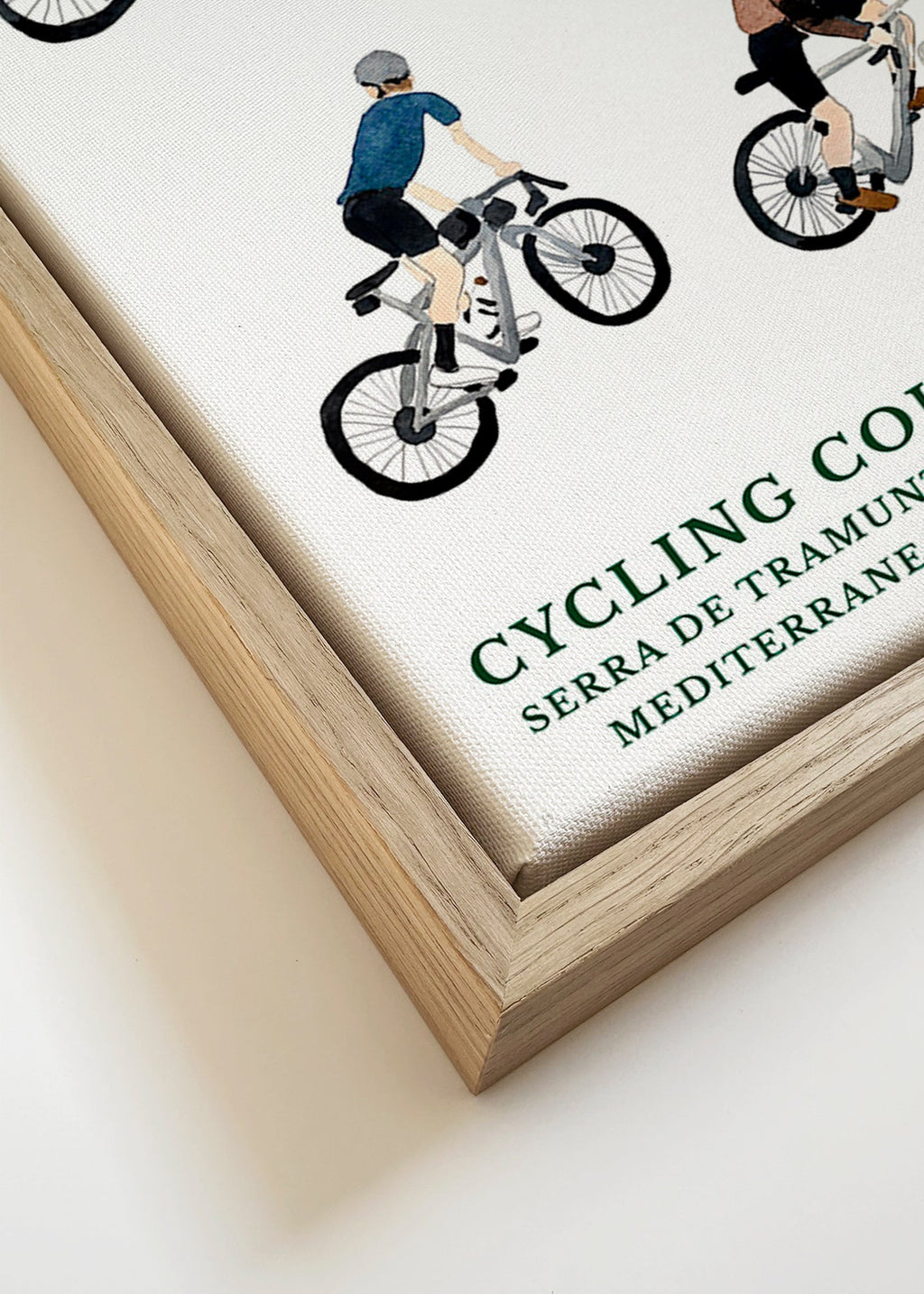 Arte desportivo Mallorca ciclistas