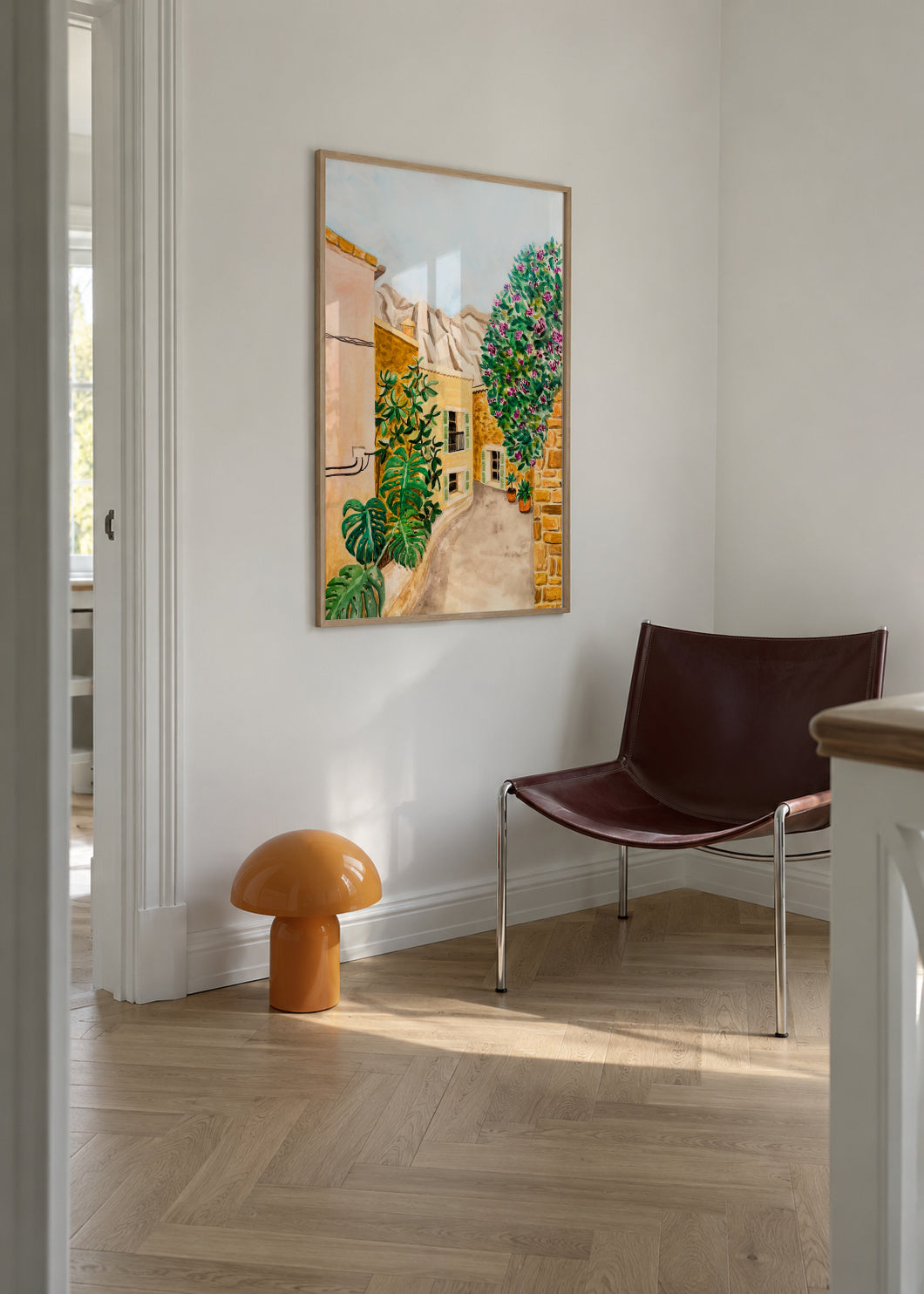 Fornalutx Village - Framed poster in an interior
