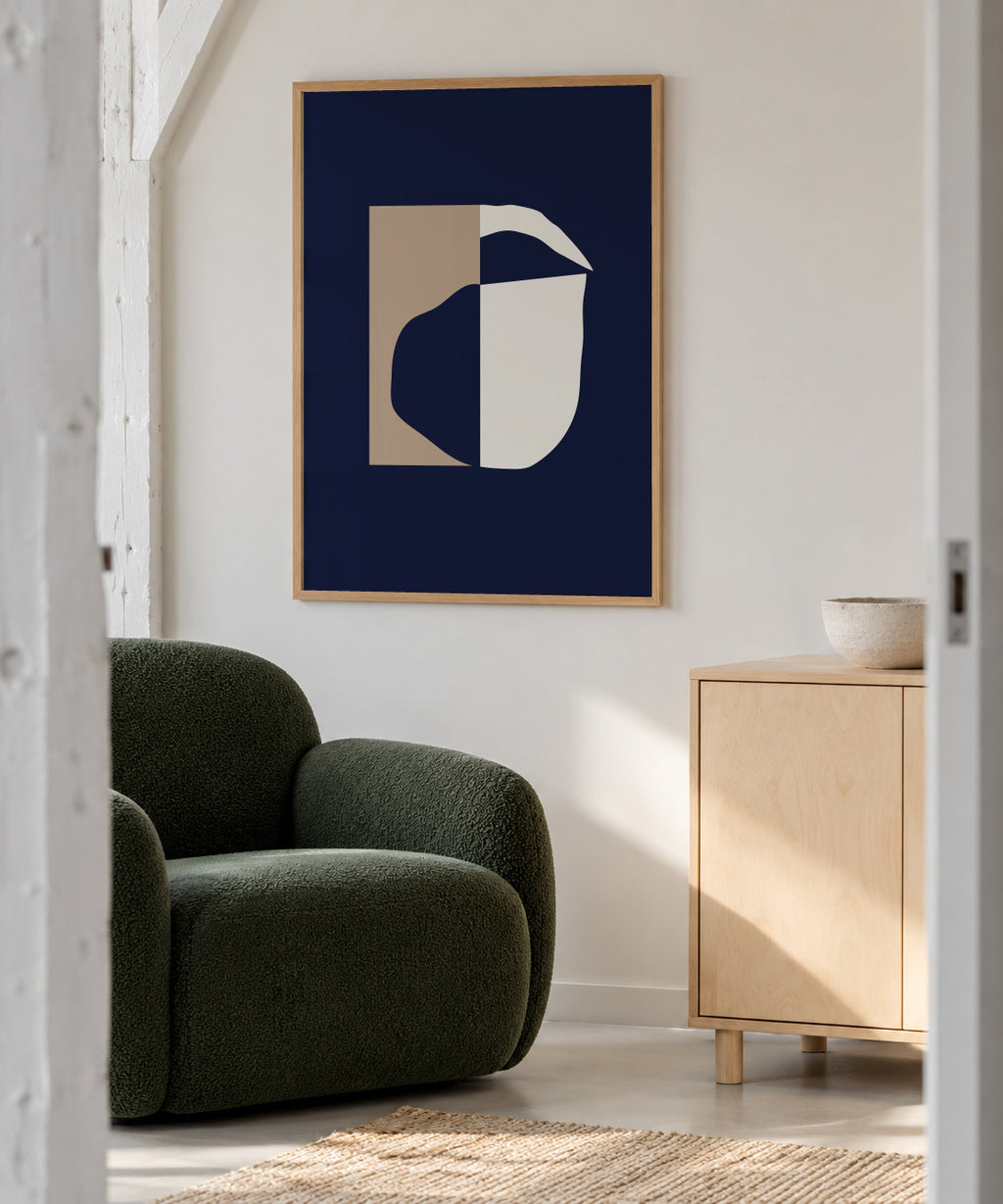 Form XXIII - Framed poster in an interior