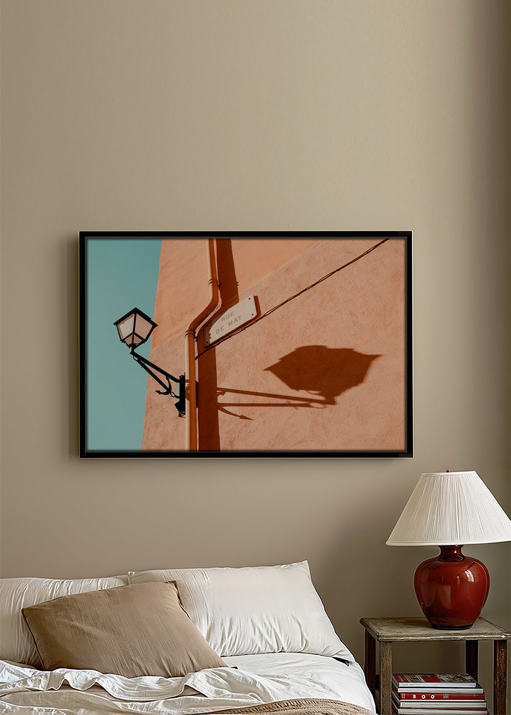 Arte para cozinha Rue de May lanterna e sombra – Canvas1