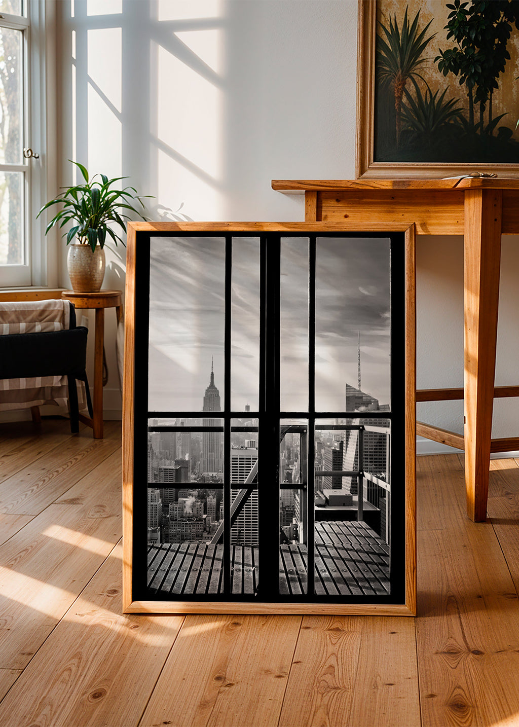Quadro de cidades com vista pela janela – Product2