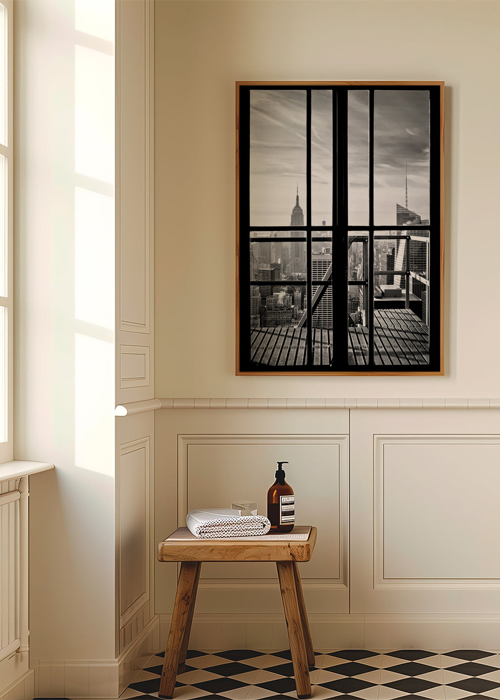 Quadro de cidades com vista pela janela – Product3