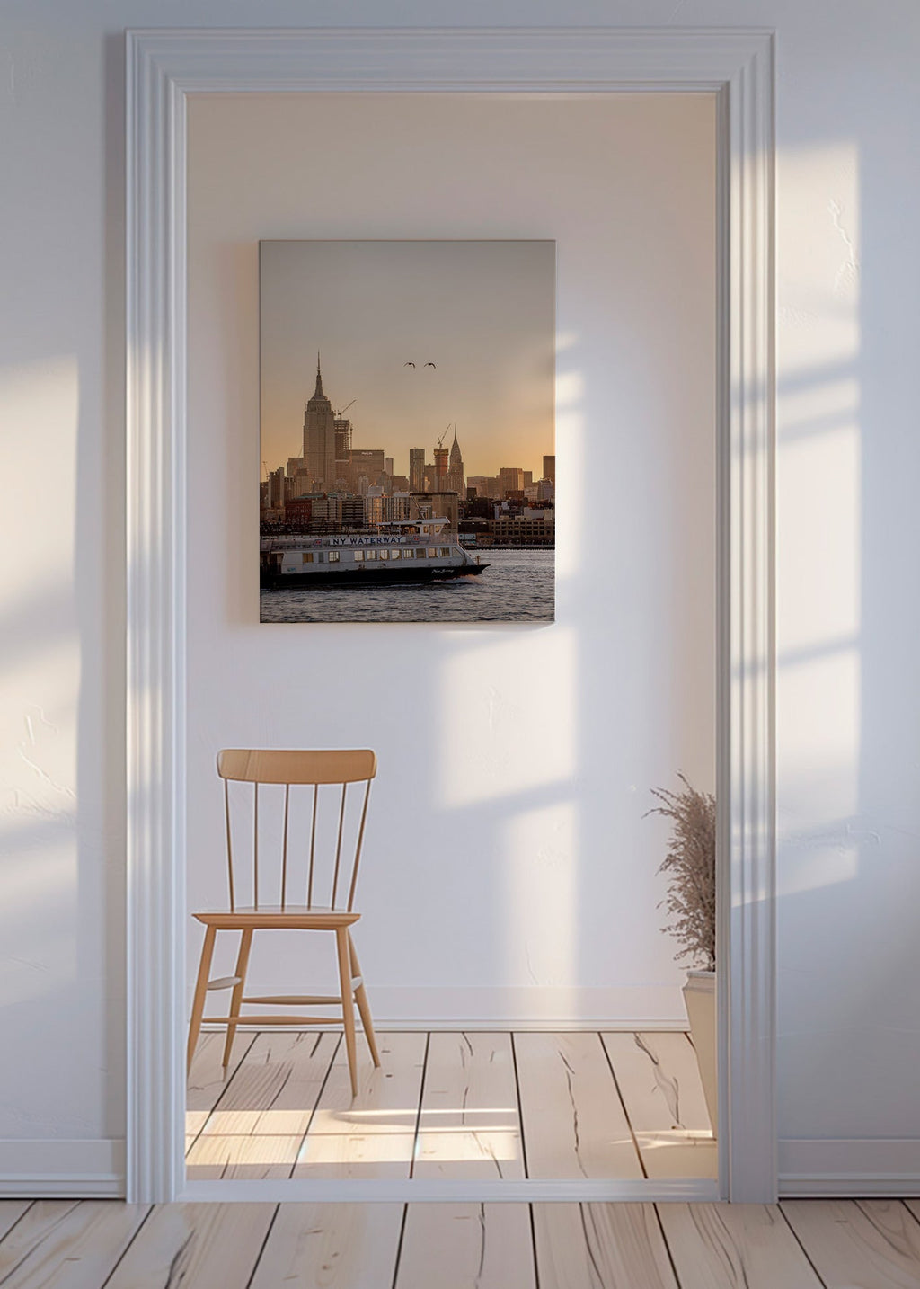 Arte para cidade Skyline de Manhattan – Canvas