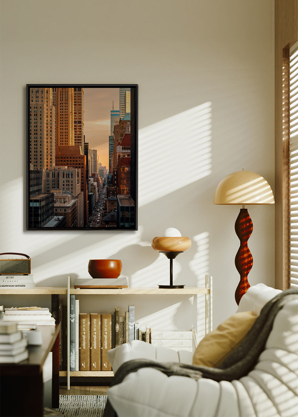 Quadro de cidade ao amanhecer – Canvas2